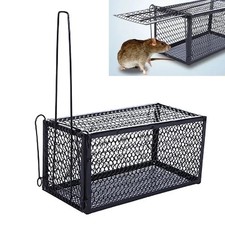 Heavy Duty Rat Trap Cage Live Mice Rodent Control Pest Catcher Indoor Outdoor picture