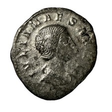 Julia Mamaea Severus Alexander ancient Roman Silver denarius coin, Very Good picture
