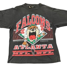 Atlanta Falcons Vintage 1992 Rare Taz Looney Tunes shirt VK15691 picture