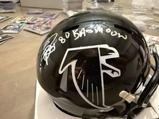 Andre Risen Signed Mini Helmet With “Bad Moon” Beckett - Atlanta Falcons picture