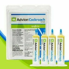 ADVION ROACH COCKROACH BAIT KILLER - 4 Tubes - Plunger&Tips - * FAST SHIPPING * picture