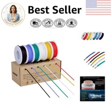 High-Temperature Resistant AWG 18 Wire Kit - 6 Colors, 600V for Various Projects picture