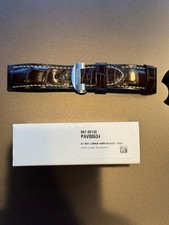 Genuine Panerai 22mm Stainless Steel Deployment Clasp and Alligator Strap OEM picture