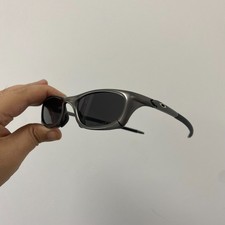 Oakley Mag four Sunglasses Black Lenses/Magnesium Four Frame New picture