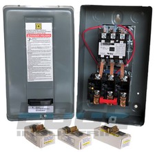 SQUARE D ELECTRIC MOTOR STARTER CONTROL 10HP 40A 3PH 208-230V 8911DPSG43V09 picture