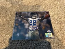 Emmitt Smith Signed Cowboys All-Time Rushing Leader 8x10 Photo PSA Autographed picture