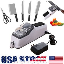 Electric Knife Sharpener Professional Kitchen Sharpening Stone Grinder knives picture