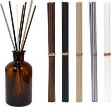 5 Mixed Colors 10inch Diffuser Replacement Sticks - 60Pcs Fiber Reed Fragrance S picture