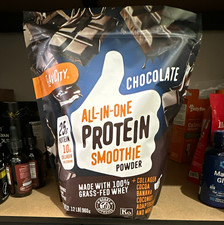FlavCity Chocolate All-in-One Protein Smoothie Powder Keto Grass Fed 960g picture