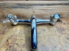 Vintage UNION USA Chrome Brass Mark IV 41A Deluxe Sink Faucet Male Pipe picture