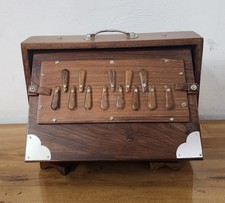 Premium Handcrafted Shruti Box 9X12″ Teak Wood 440Hz 432Hz C to C Concert Bronze picture