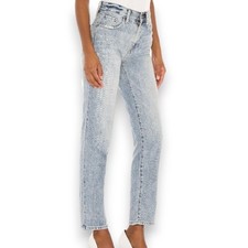 Pistola Presley Straight Relaxed Jeans-Size 26-Lightly Faded  & Distressed picture