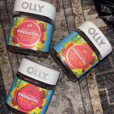 3 X OLLY The Essential Prenatal Folic Acid + DHA - 60 Gummies VITAMINS picture