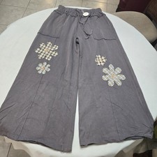 NWT Oddi  Wide Leg Patchwork Floral Drawstring Pants. Size 1x picture