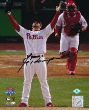 J.C. Romero Signed/Auto 8x10 Photo 2008 World Series Phillies BC Sports 198912 picture