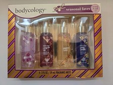 Bodycology 4 pc Set Winter Plum, Candy Cane, Gingerbread Cookie & Winter Vanilla picture