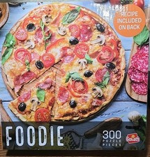 NEW Goliath Foodie Pizza 300 Piece Jigsaw Puzzle W/ Recipie 19.5
