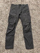 G-Star RAW Men's Gray Cotton Twill Slim Tapered Cargo Pants 32x31 picture