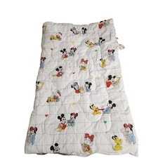 Vintage Dundee Mickey Mouse Baby Quilt Sleeping Bag Made in USA picture