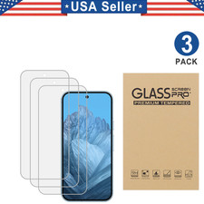 3PK Tempered Glass Protector Google Pixel 3 4 5 6 7 8 8 9 10 a Pro Fold XL picture