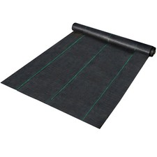 KFFKFF Weed Barrier Fabric 6x300ft Heavy Duty Woven Landscape Ground Cover picture