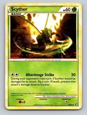 Scyther 36/90 Uncommon HGSS Undaunted Pokemon Moderately Played picture