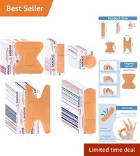 Versatile 200 PCS Small Bandaids Variety Pack - Waterproof & Breathable Care picture
