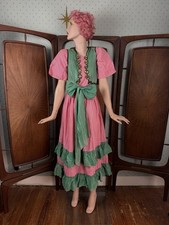 Antique 1910s 1920s Halloween Gypsy Dress Vest Costume picture