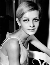 A Twiggy English Black And White 8.5x11 Picture Celebrity RePrint picture