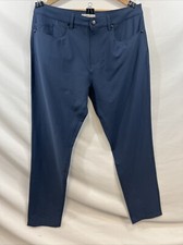 Oliver's Apparel Men's Passage Stretch Pant Org $148 NWOT DARK INDIGO Many Sizes picture