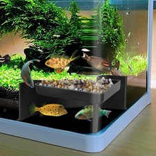 Underground Aquarium Cave with Viewing Window – 2-Hole Corner Fish Tank Hideo picture