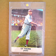 Golden Press 1961 Hall of Fame Cy Young #33 Baseball Card English Paper picture