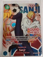 Round 1 x One Piece Sanji OP15-047 Foil Promo Card English picture
