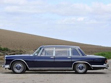 Cars 1964 81 mercedes benz 600 w100 Desk Mat Stitched picture