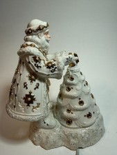 Christmas decor The Lenox Florentine and Pearl Jeweled Santa picture