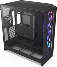 NZXT H9 Flow RGB, 2025, Dual Chamber, ATX Mid-Tower, 420mm Rad, Glass, Black picture