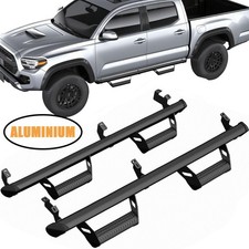 For 2005-2023 Toyota Tacoma Double Cab Drop Running Board Side Step Aluminium picture