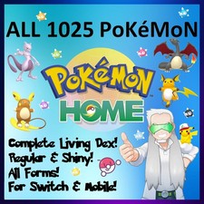 Pokemon Home All 1025 Living Dex Livedex National Shiny Ultimate picture