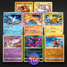 Pokemon TCG Legendary Birds 8 Card Set NM Lugia Ho-oh Articuno Moltres Zapdos picture