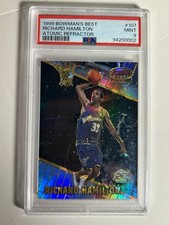 1999 Bowman’s Best Richard Hamilton Atomic Refractor #107 PSA 9 /100 RC Low Pop. picture