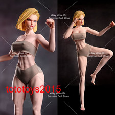 YM507 1/6 Muscle Seamless Body Detail 12''Female Big Breast Figure Model Gift picture