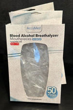 Universal Mouthpieces -BACtrack, AccuMed, AlcoHAWK ABI- Pro, AlcoScan- 50 PACK  picture