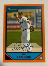 Evan Longoria bowman 2007 autograph 61/250 picture