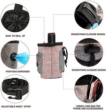 Dog training dog food bag training fanny pack portable outdoor pet snack bag pet picture