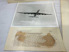 Vintage Cold War REPUBLIC AVIATION Jet Fighter Press Release Fican Project RARE picture