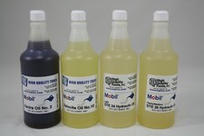 4 Quarts  #26 DTE #24 DTE #10 Velocite #2 Vactra Oils Mobil picture