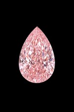 2.25 Ct Lab Grown Pink Diamond A++ Pear Cut VVS1 D Grade GIE Certified Gemstone picture