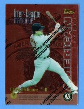 1997 Topps Inter-League Match-Ups MARK MCGWIRE BARRY BONDS #ILM1 NM picture