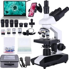 Professional Trinocular Microscope 40X 5000X USB picture