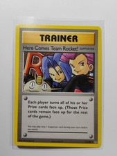Here Comes Team Rocket 113/108 Pokemon Evolutions Rare Non-Holo Secret NM picture